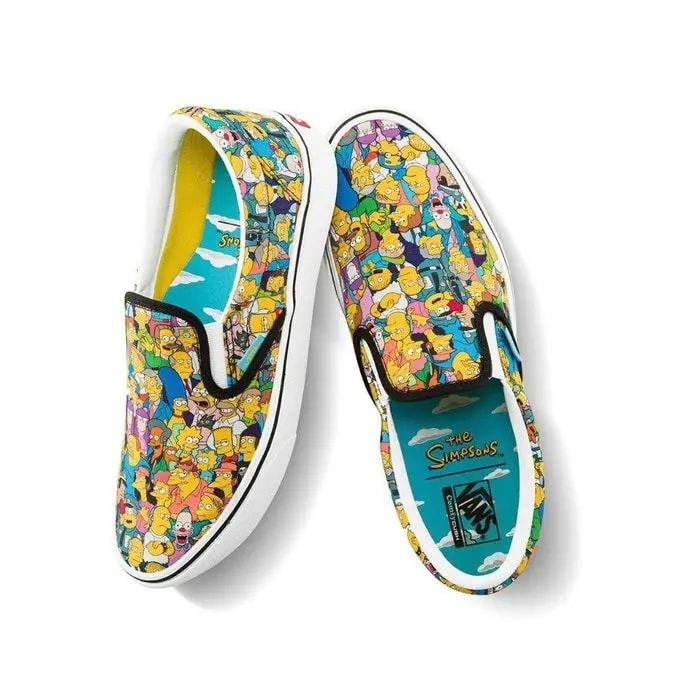 Giày Vans The Simpsons x ComfyCush Slip-On 'Springfield' VN0A3WMD1TJ — ảnh 3
