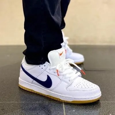 Giày Nike Dunk Low Pro Iso Sb 'Orange Label White Navy' CZ2249-100 — ảnh 2