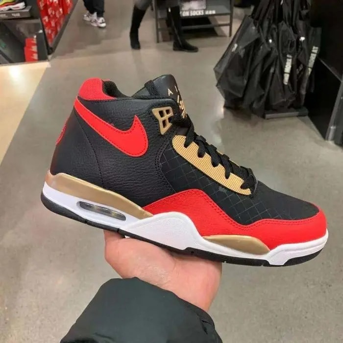 Giày Nike Flight Legacy Black Red Gold DD8493-091 — ảnh 2