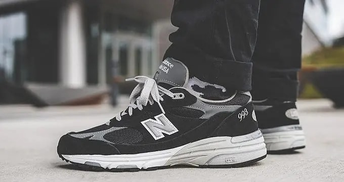 Giày New Balance 993 Made In USA 'Black White' MR993BK — ảnh 3