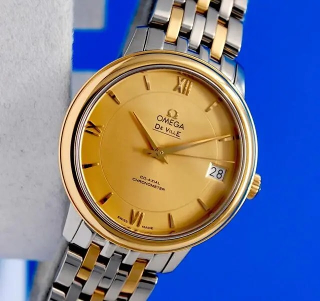 Đồng Hồ Omega De Ville Prestige 'Gold' 424-20-33-20-08-001 — ảnh 3