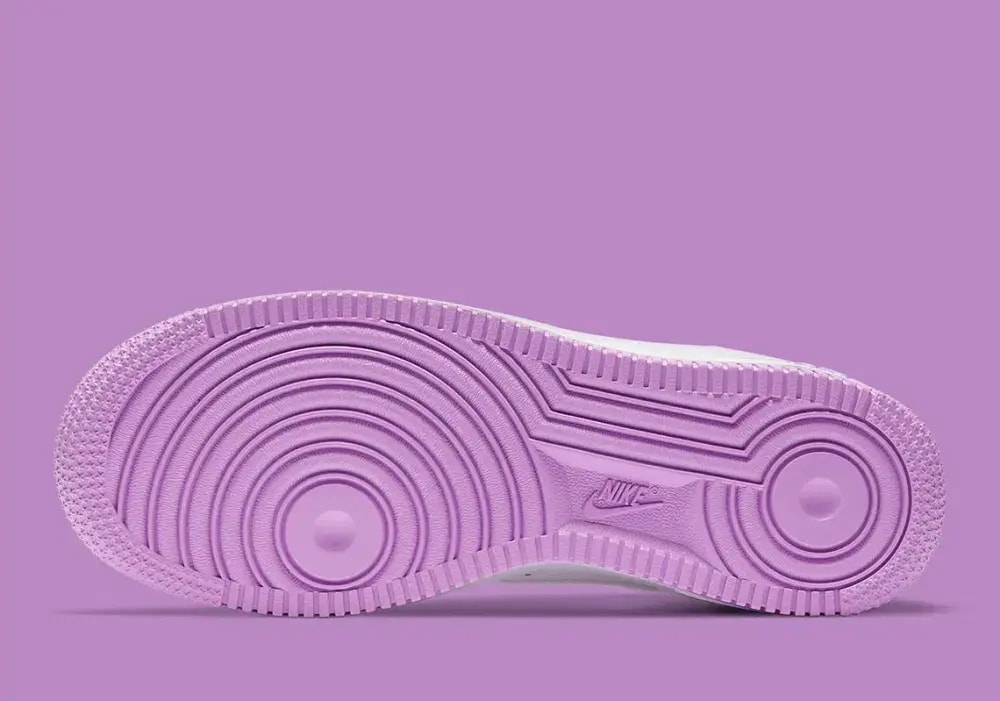 Giày Nike Air Force 1 '07 Low GS 'Contrast Stitch Fuchsia Glow' CW1575-110 — ảnh 5