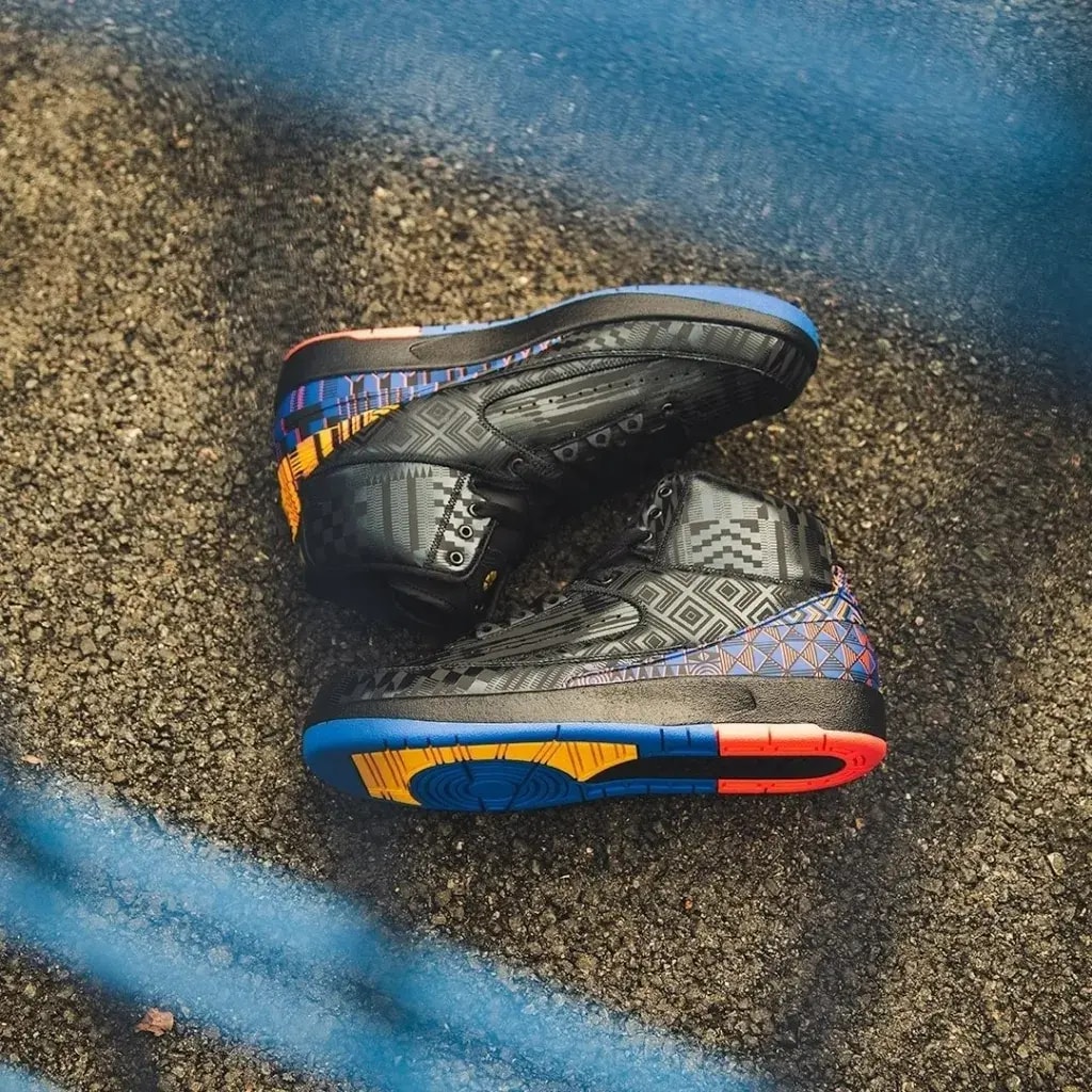 Giày Nike Air Jordan 2 Retro 'Black History Month' 2019 BQ7618-007 — ảnh 4