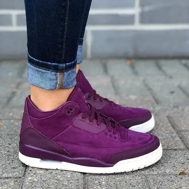 Giày Nike Wmns Air Jordan 3 Retro 'Bordeaux' AH7859-600 — ảnh 3