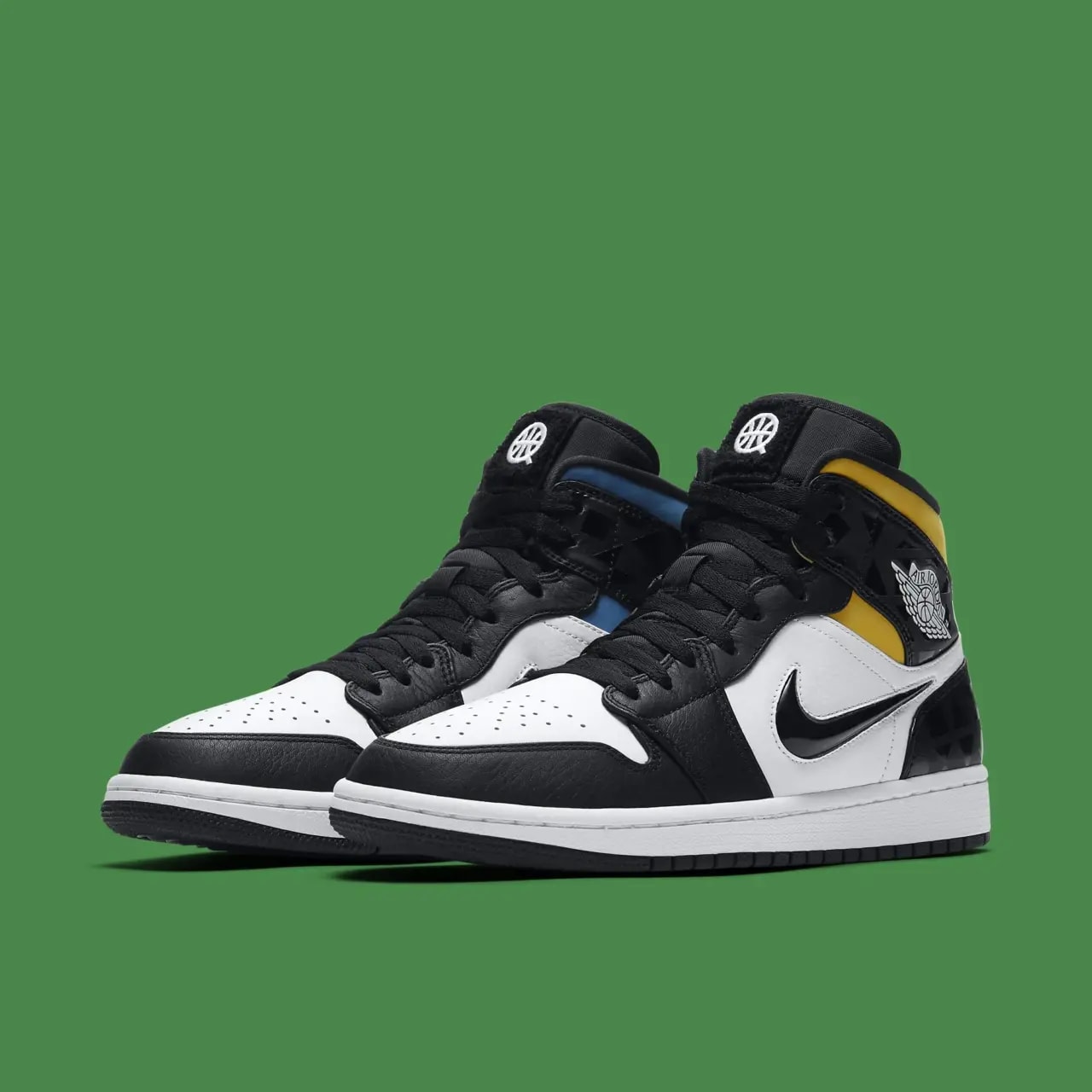 Giày Nike Air Jordan 1 Mid 'Quai 54' CJ9219-001 — ảnh 4