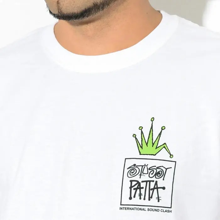 Áo Stussy Champion Sound Tee 'White' — ảnh 2