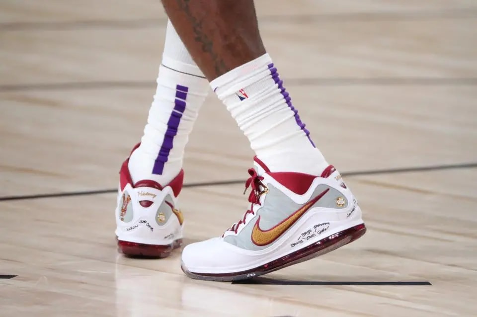 Giày Nike LeBron 7 QS GS 'MVP' CZ8899-100 — ảnh 5