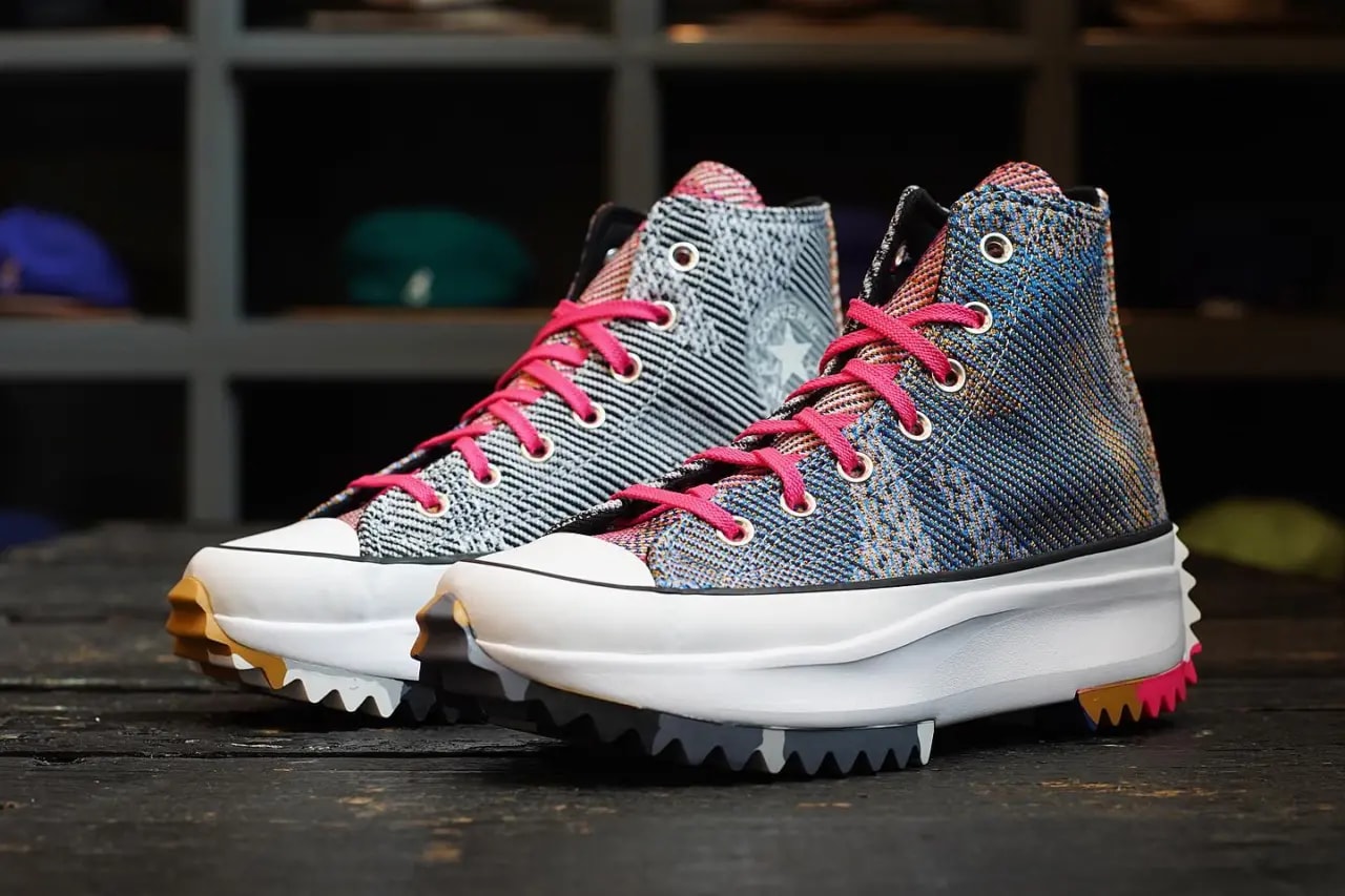Giày Converse Run Star Hike High 'Knit Mashup' 170249C — ảnh 4