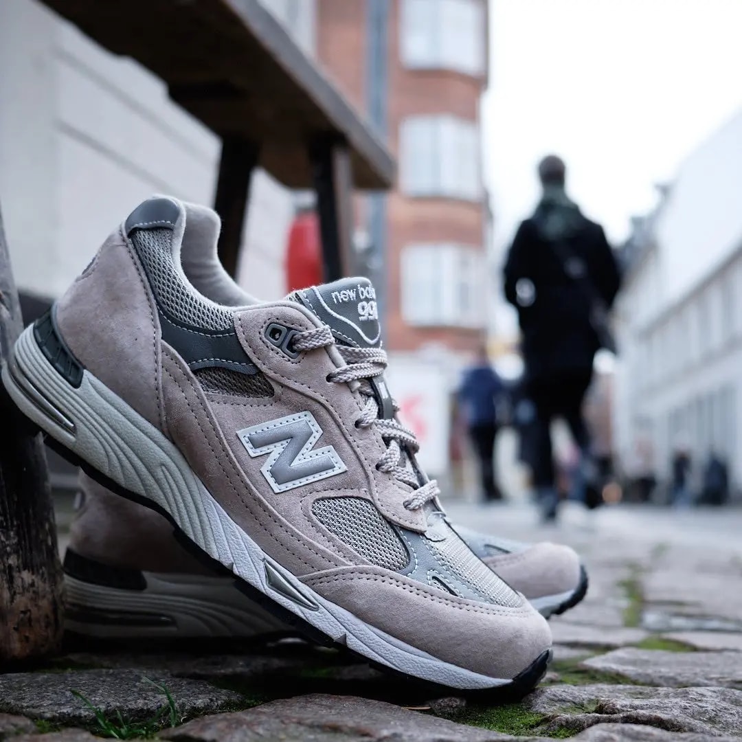 Giày New Balance Wmns 991 Made In England 'Grey' W991GL — ảnh 4