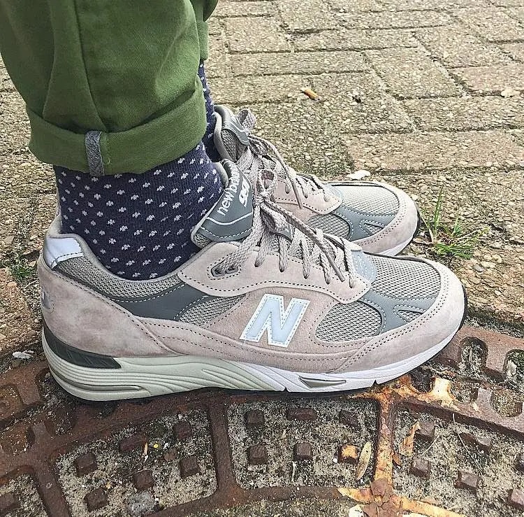 Giày New Balance Wmns 991 Made In England 'Grey' W991GL — ảnh 3