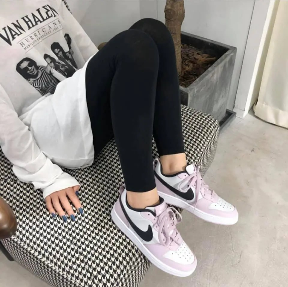 Giày Nike Court Borough Low 2 GS 'Photon Dust Off Noir' BQ5448-005 — ảnh 5