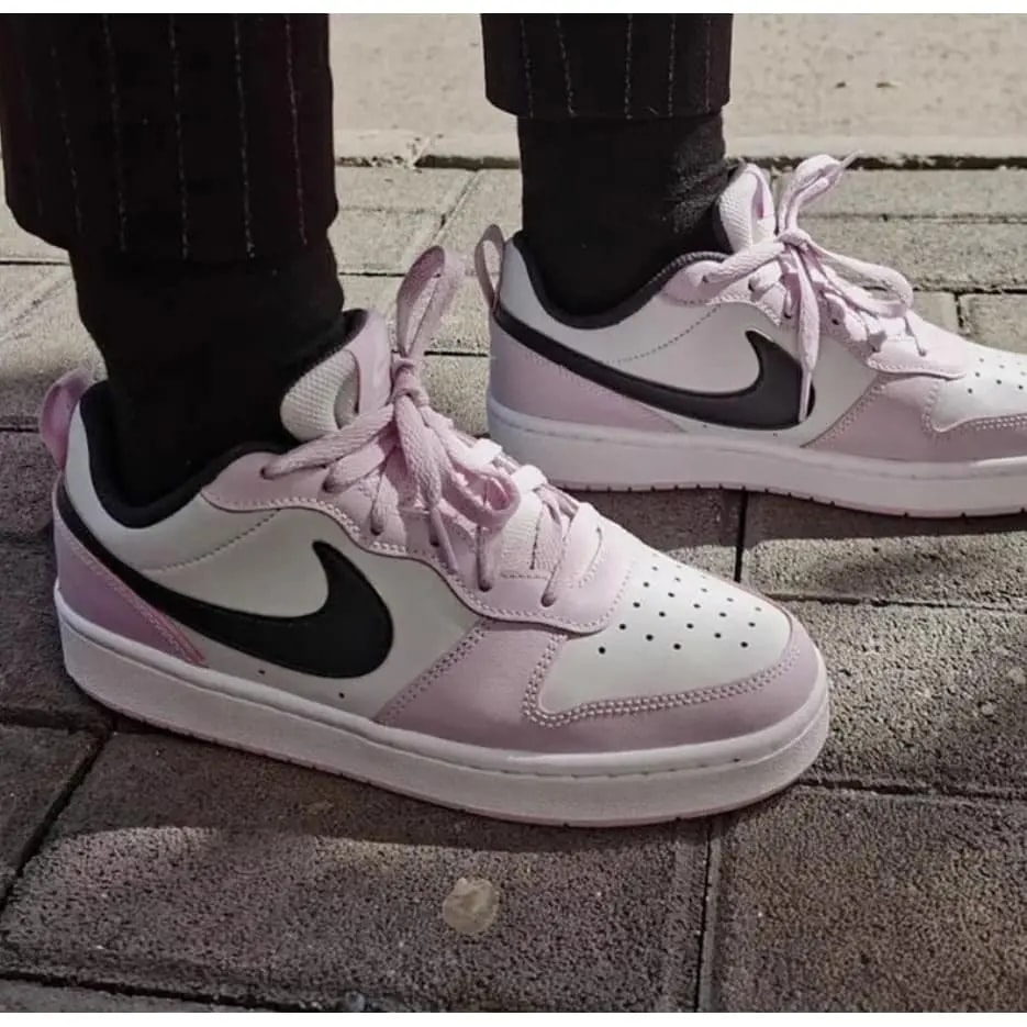 Giày Nike Court Borough Low 2 GS 'Photon Dust Off Noir' BQ5448-005 — ảnh 4