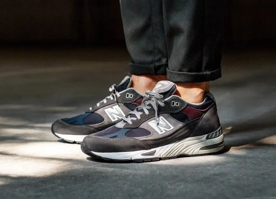 Giày New Balance 991 Made In England 'Olive White' M991GNN — ảnh 4