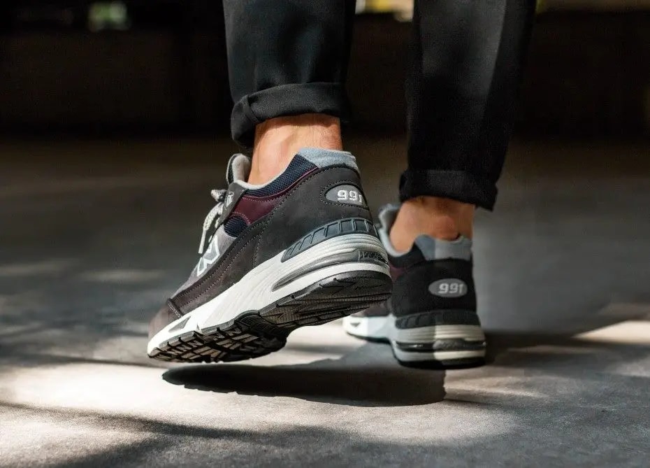 Giày New Balance 991 Made In England 'Olive White' M991GNN — ảnh 3