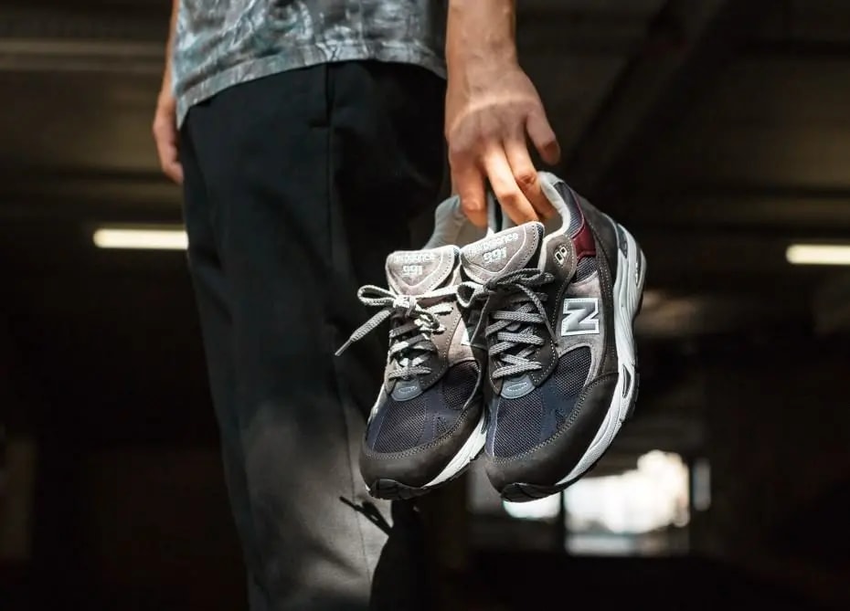 Giày New Balance 991 Made In England 'Olive White' M991GNN — ảnh 2