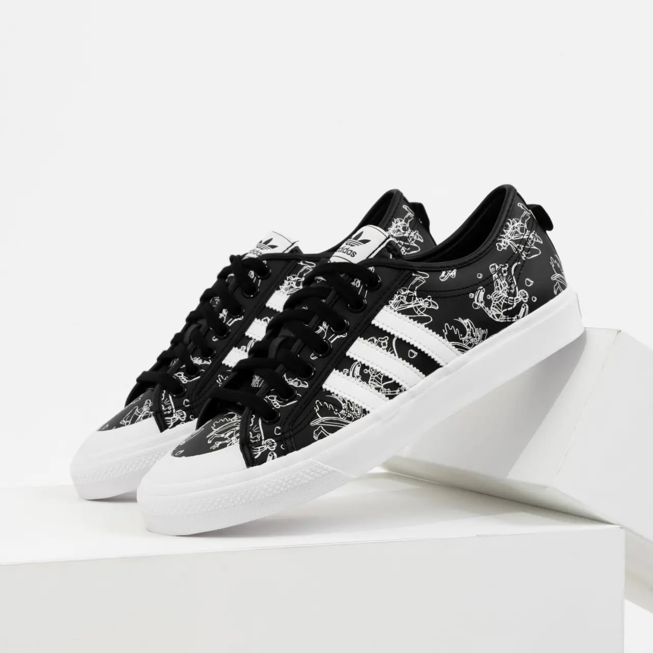 Giày Adidas Disney x Nizza 'Sport Goofy Pack Black' FW9590 — ảnh 4