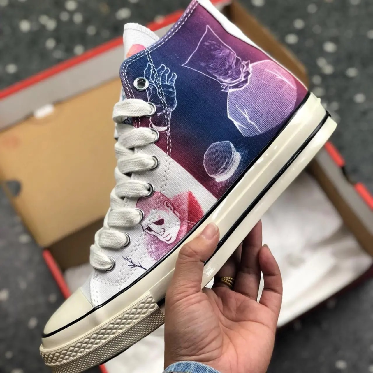 Giày Converse Tyler The Creator x Foot Locker x Chuck 70 'Artist Series' 164532C — ảnh 5