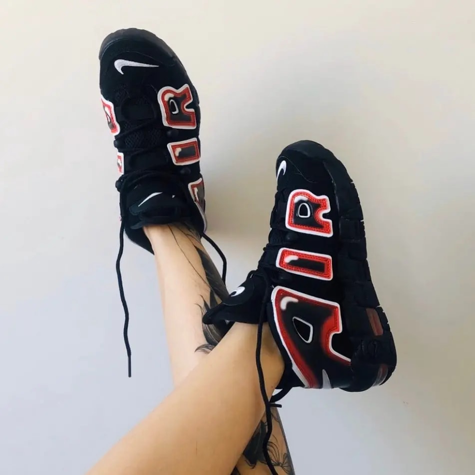 Giày Nike Air More Uptempo 96 BG 'Laser Crimson' 415082-010 — ảnh 3