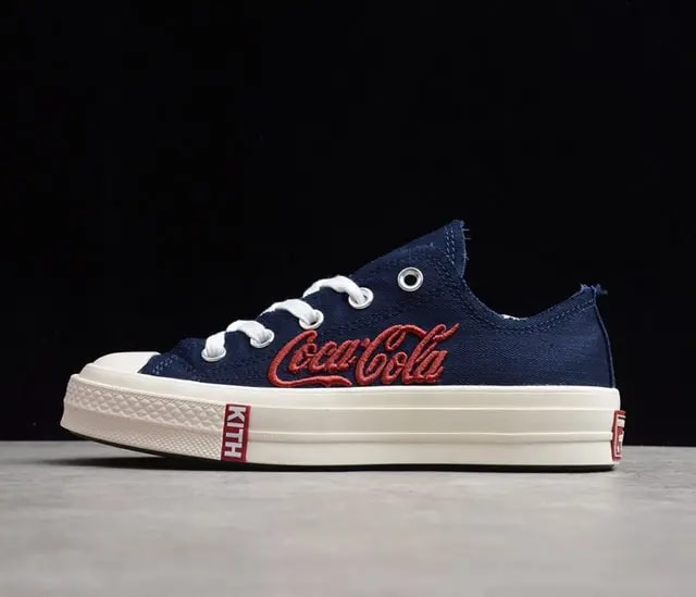 Giày Converse Kith x Coca-Cola x Chuck 70 Low 'Navy' 169836C — ảnh 3