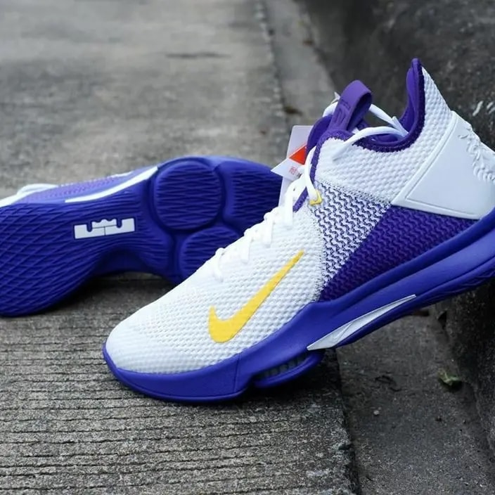 Giày Nike LeBron Witness 4 EP 'Lakers' CD0188-100 — ảnh 2