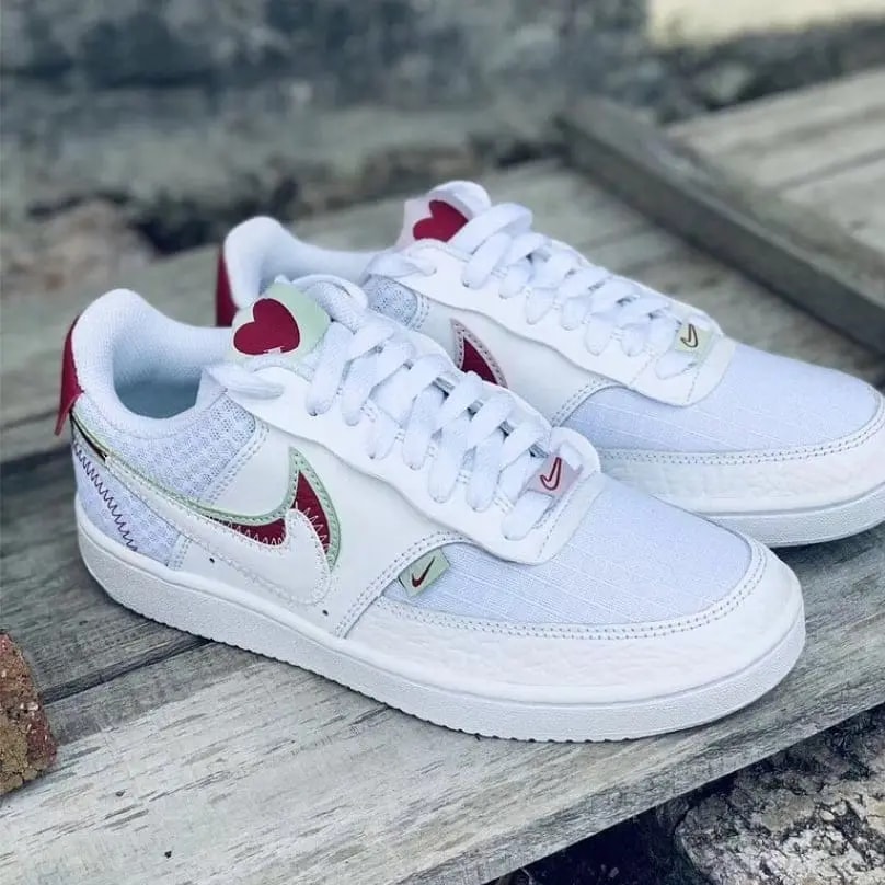 Giày Nike Wmns Court Vision Low Premium 'Valentine's Day' CI7827-100 — ảnh 3