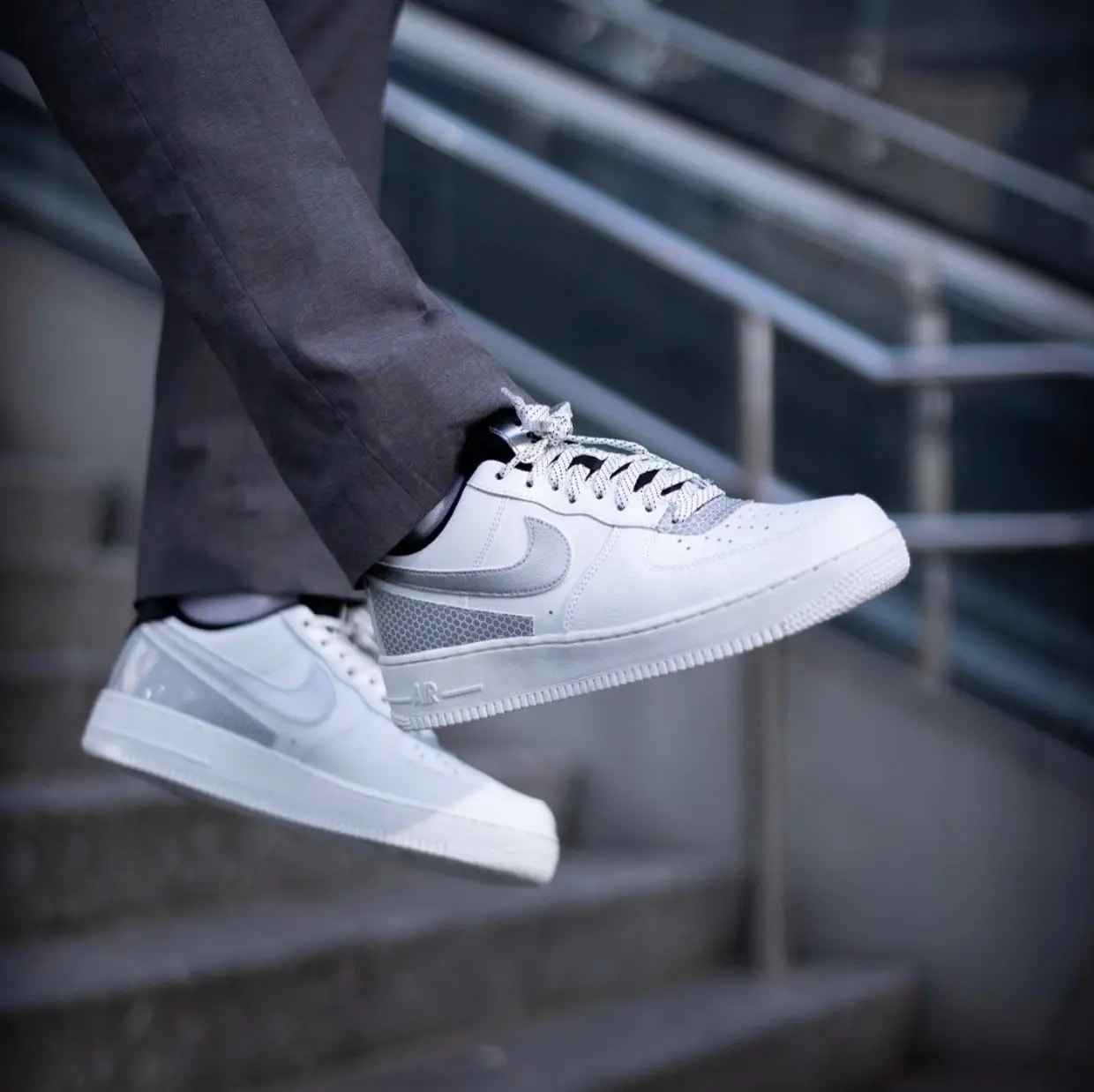 Giày Nike 3M x Air Force 1 Low White CT2299-100 — ảnh 2