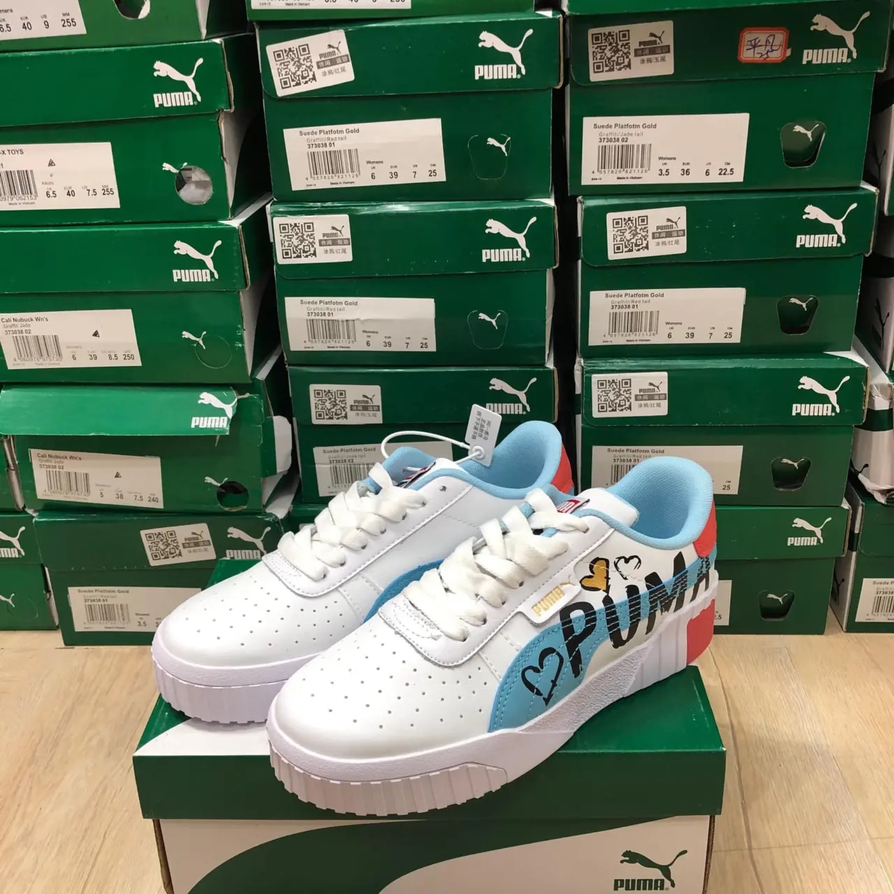 Giày Puma Cali Novelty Jr 'Heart' 373038-01 — ảnh 2