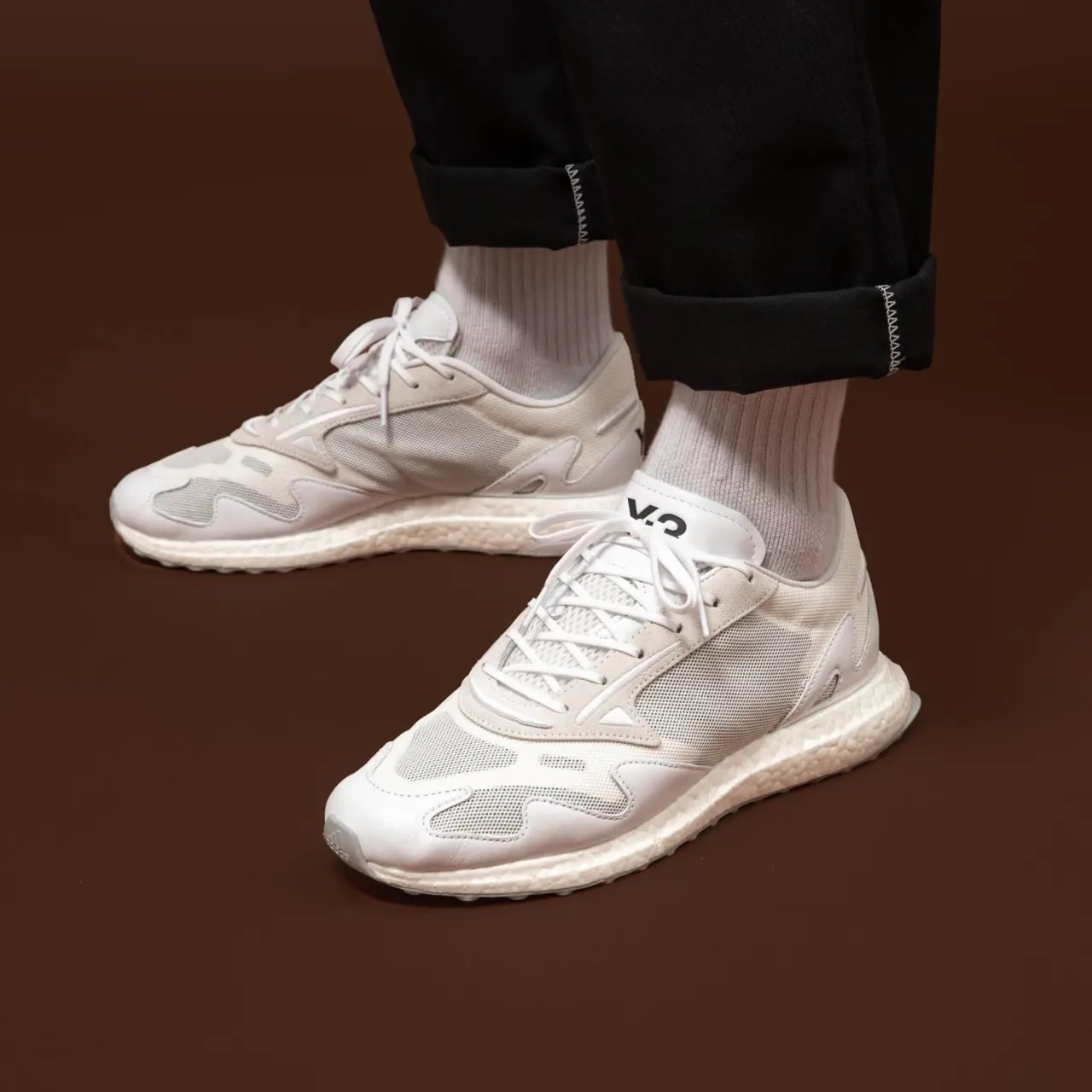 Giày Adidas Y-3 Rhisu Run 'White' FU8505 — ảnh 4