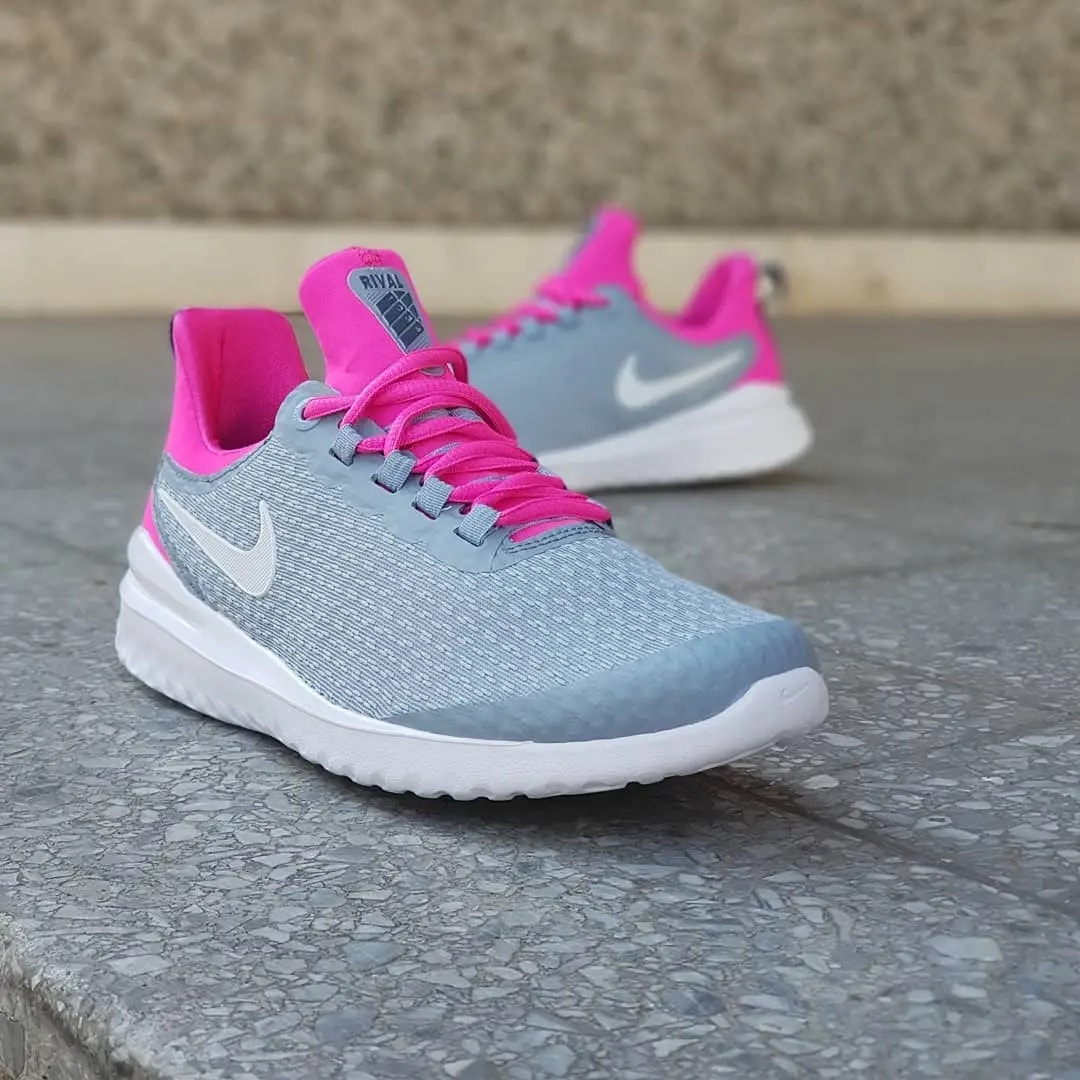 Giày Nike Wmns Renew Rival 'Grey Pink' AA7411-403 — ảnh 2