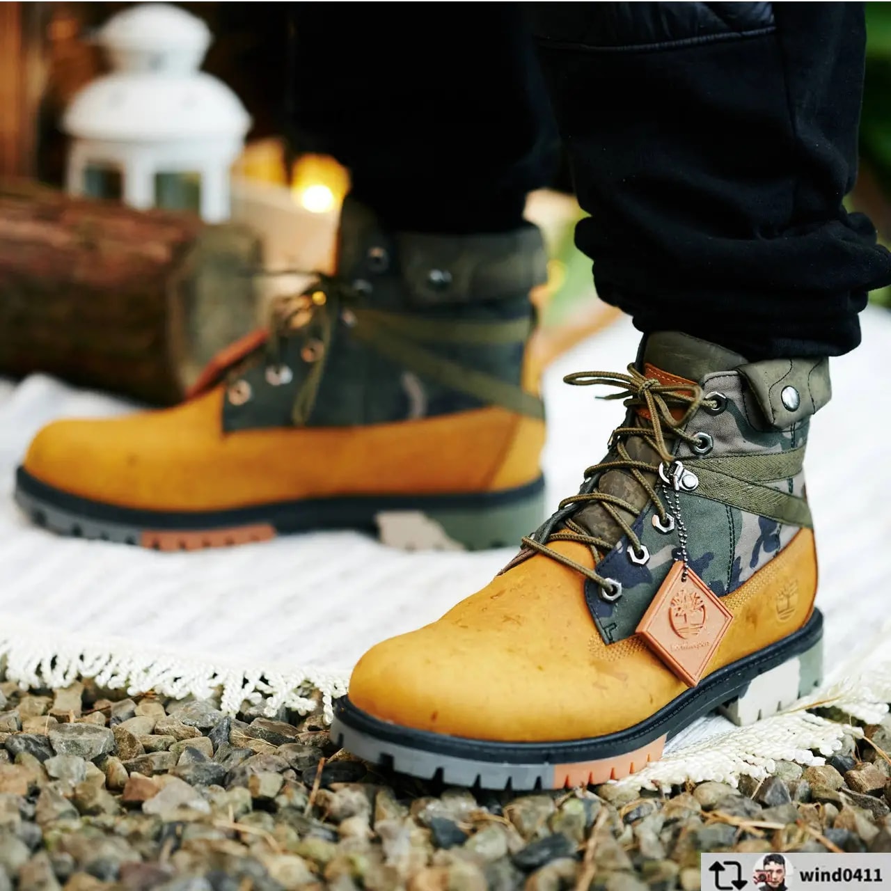 Giày Timberland Men's 6-Inch Heritage Waterproof Wheat Full-Grain A29NX231 — ảnh 2