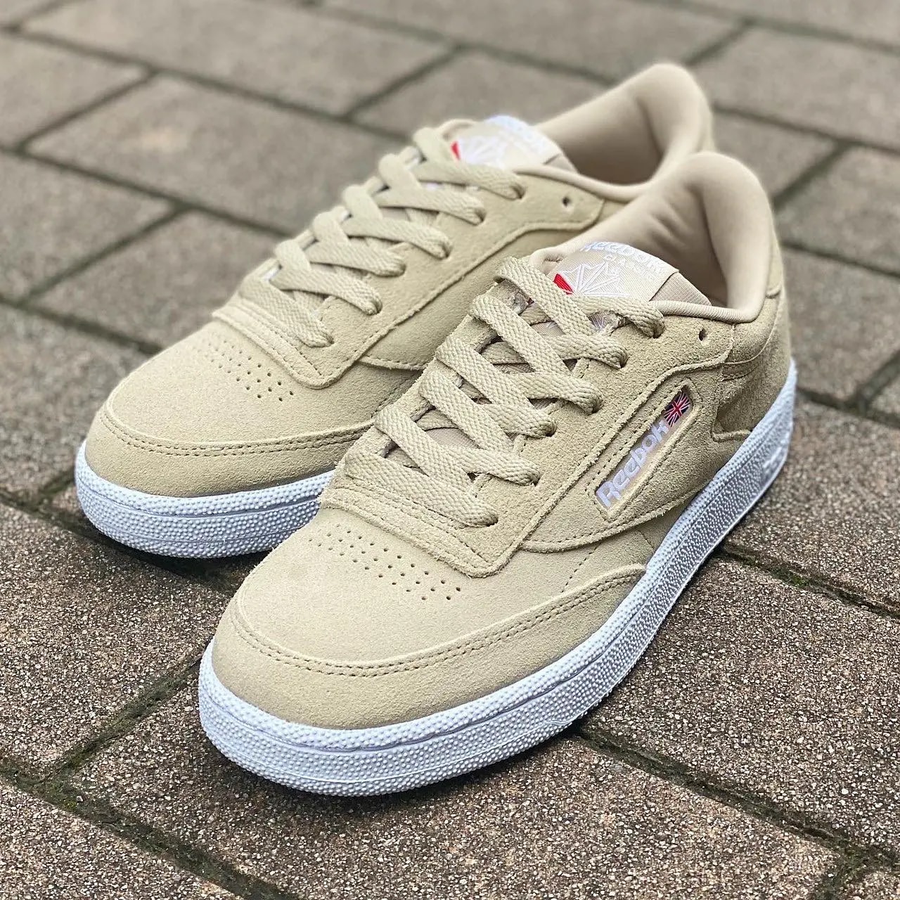 Giày Reebok Club C 85 Beige FZ4436 — ảnh 5