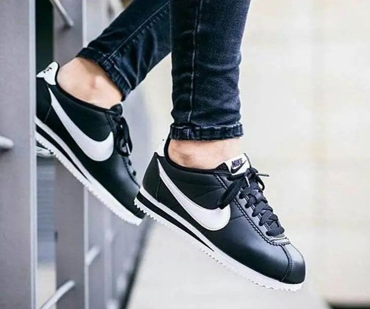 Giày Nike Cortez Basic SL GS 'Black' 904764-001 — ảnh 4