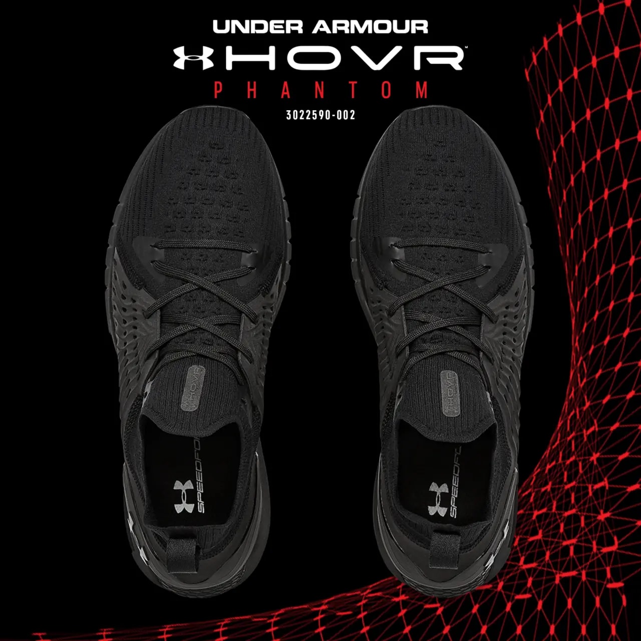 Giày Under Armour HOVR Phantom RN 'Black' 3022590-002 — — ảnh 4