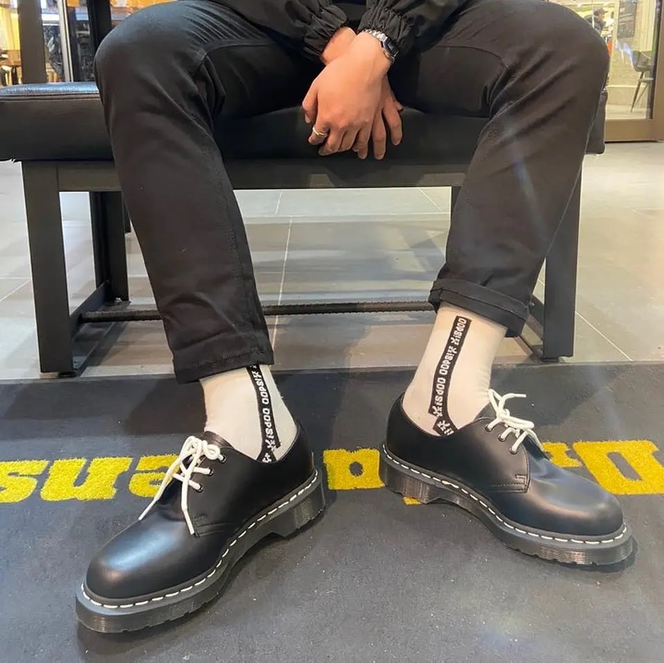 Giày Dr.Martens 1461 Contrast Stitch Smooth Leather Oxford 24757001 — ảnh 3