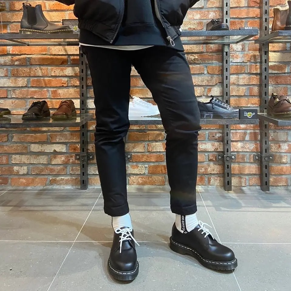 Giày Dr.Martens 1461 Contrast Stitch Smooth Leather Oxford 24757001 — ảnh 2
