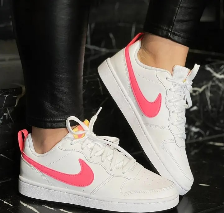 Giày Nike Court Borough Low 2 'White Light Citron' BQ5448-108 — ảnh 2