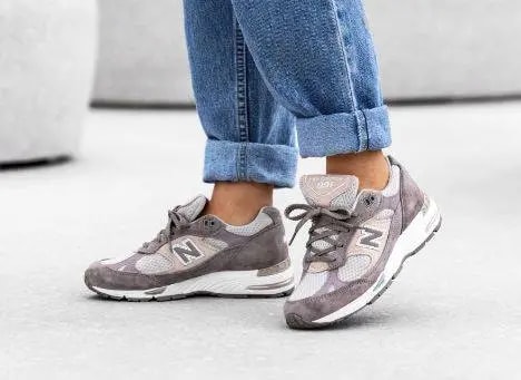 Giày New Balance Wmns 991 'Pink Grey' W991LGS — ảnh 3