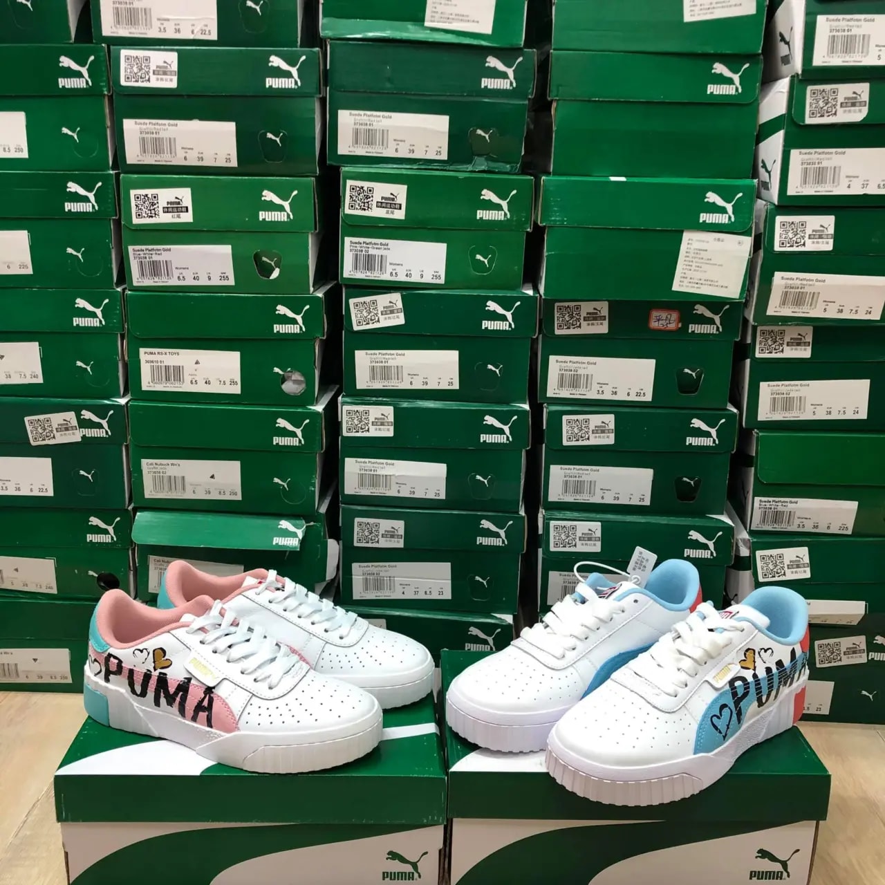 Giày Puma Cali Novelty Jr 'Heart' 373038-01 — ảnh 4