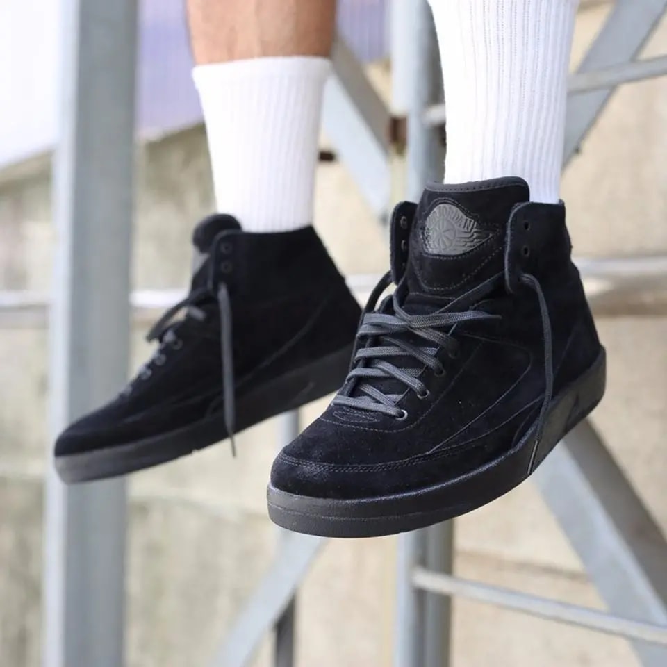 Giày Nike Air Jordan 2 Retro Deconstructed 'Tripple Black' 897521-010 — ảnh 5