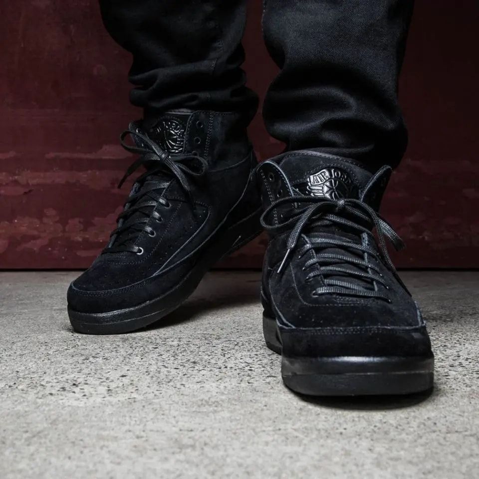 Giày Nike Air Jordan 2 Retro Deconstructed 'Tripple Black' 897521-010 — ảnh 4