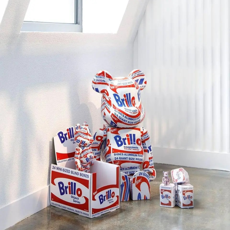 Mô Hình Bearbrick Andy Warhol Brillo — ảnh 3