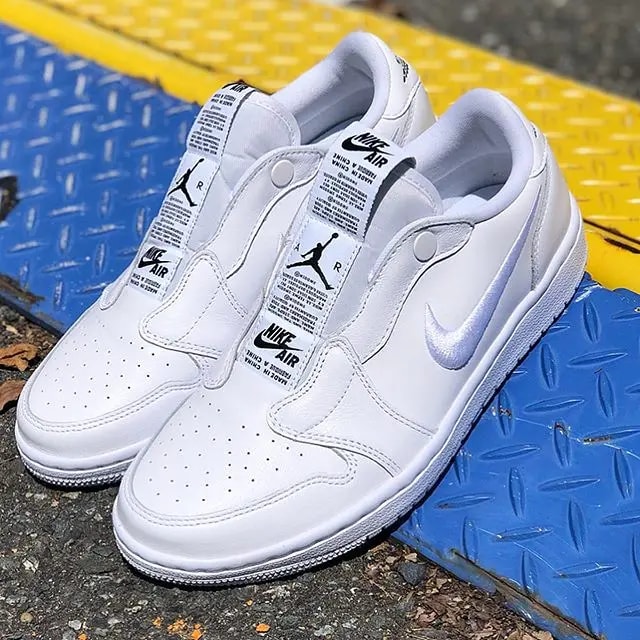 Giày Nike Wmns Air Jordan 1 Retro Low Slip 'White' AV3918-101 — ảnh 3