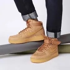 Giày Nike Air Force 1 High 'Flax' 2019 CJ9178-200 — ảnh 3