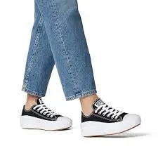 Giày Converse Wmns Chuck Taylor All Star Move Low 'Black' 570256C — ảnh 2