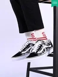 Giày Vans Old Skool 'Flash Skulls' VN0A38G118C — ảnh 4