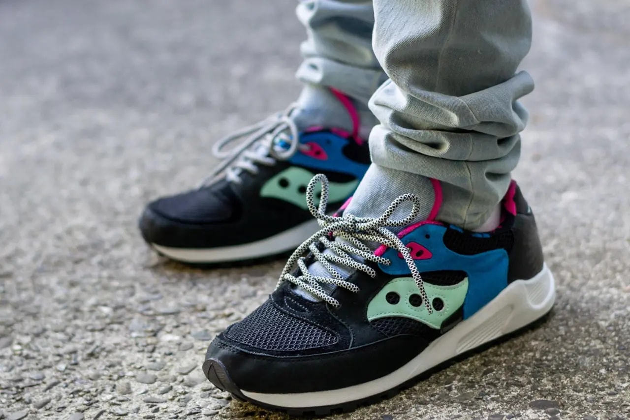 Giày Saucony X Boston Children's Hospital Jazz 4000 'Black Blue Pink' S70531-1 — ảnh 5