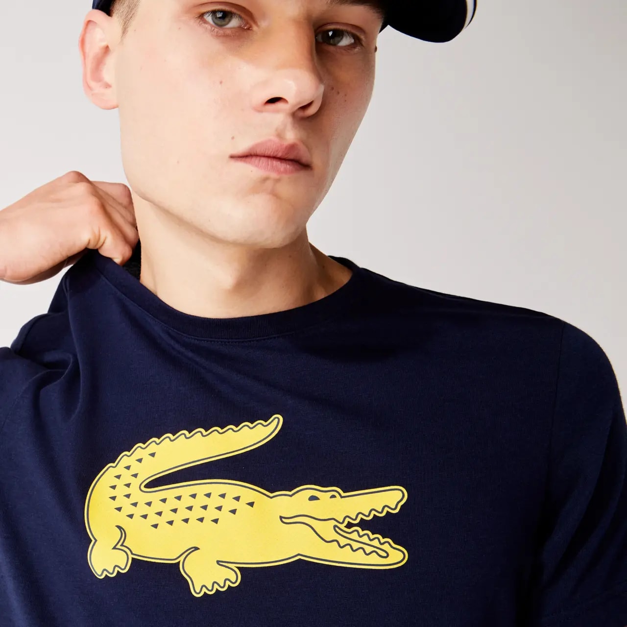 Áo Lacoste 3D Print Crocodile Breathable Jersey T shirt TH2042-1RH — ảnh 2