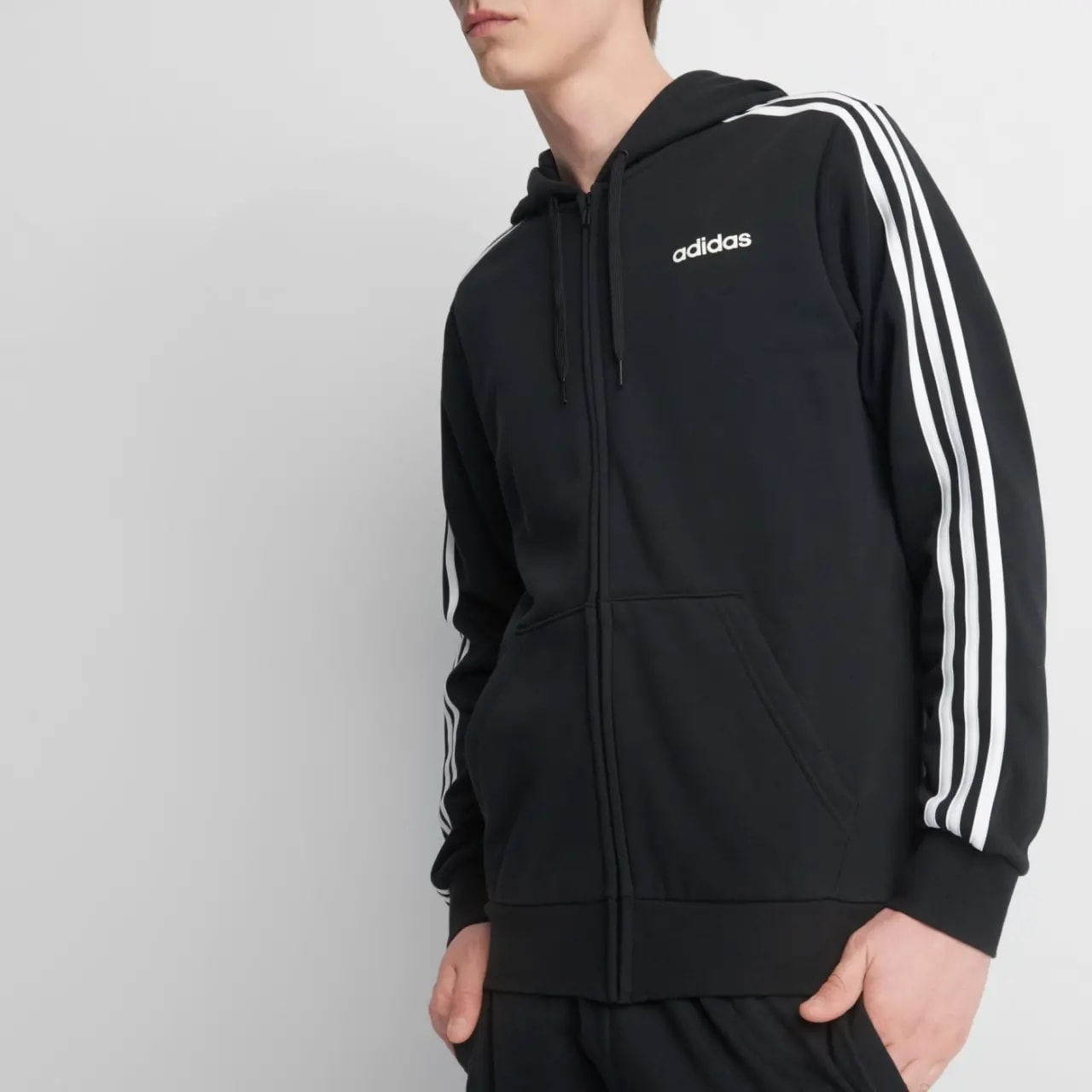 Áo Adidas Essentials 3 Stripes Jacket DQ3102 — ảnh 3