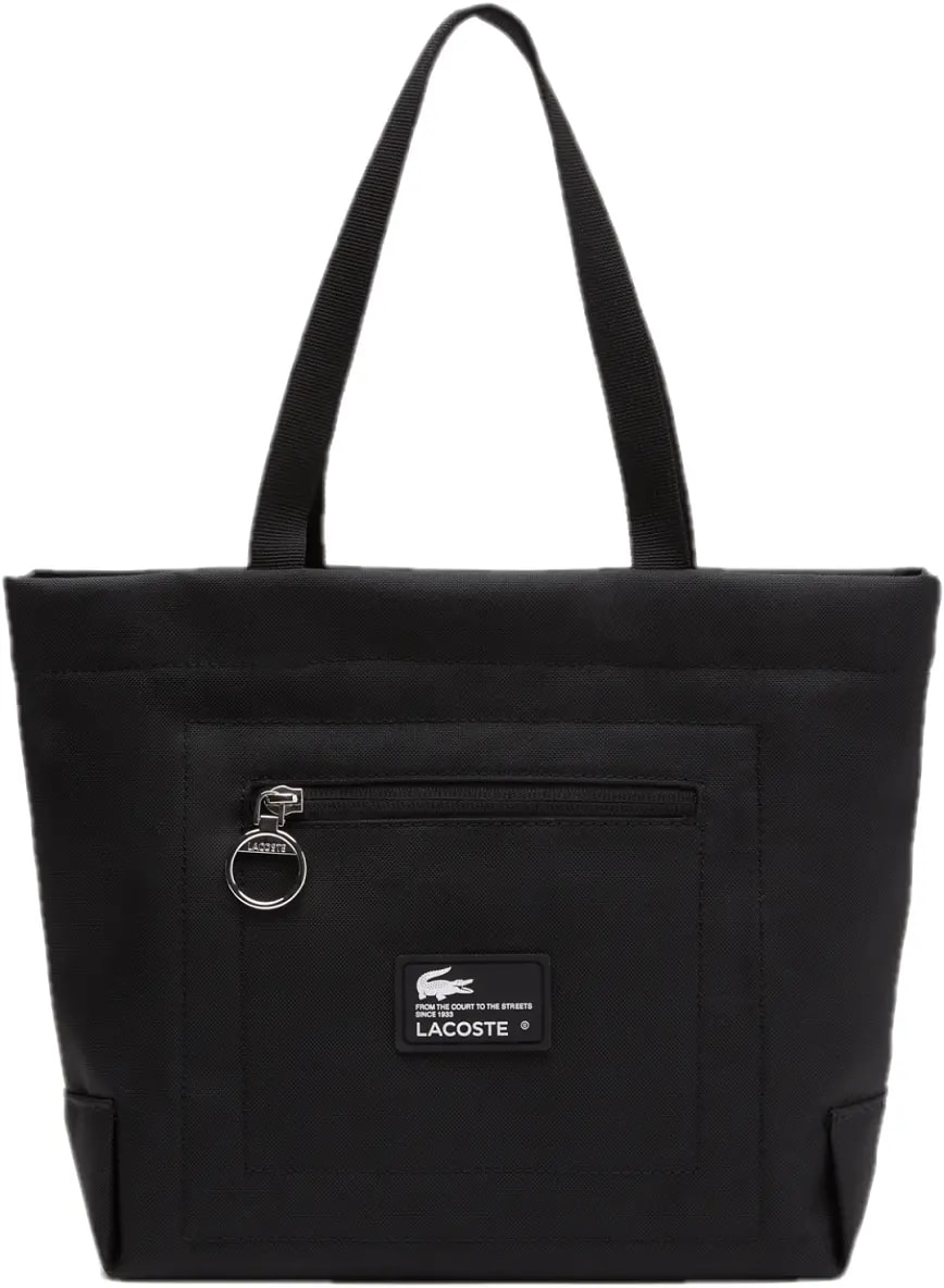 Túi Lacoste Matching Logo Mini Tote 'Black' NF4197W53G-L51 — kich-thuoc: 25-x-24-x-12-cm