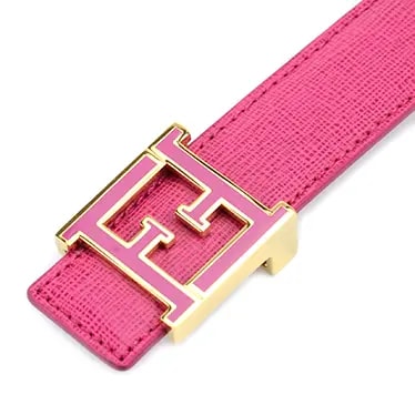 Thắt Lưng Fendi 'Crayons' Pink Saffiano Leather Belt 8C0496-00F09-F0PXB — ảnh 4